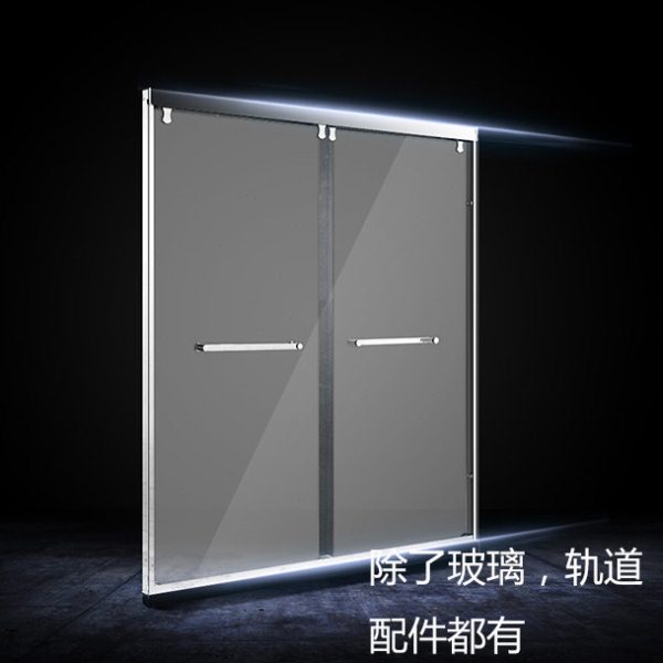 吊淋浴房不锈钢吊轮 滑 移门 滑吊轨浴室槽轨道卫生间 配件 隔断