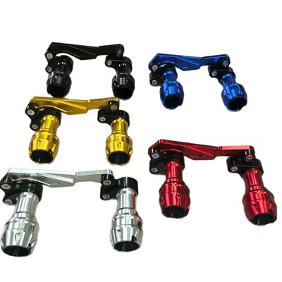 适用于本田PCX160佛沙FORZA250/300NSS350改装排气管防摔棒保护杠