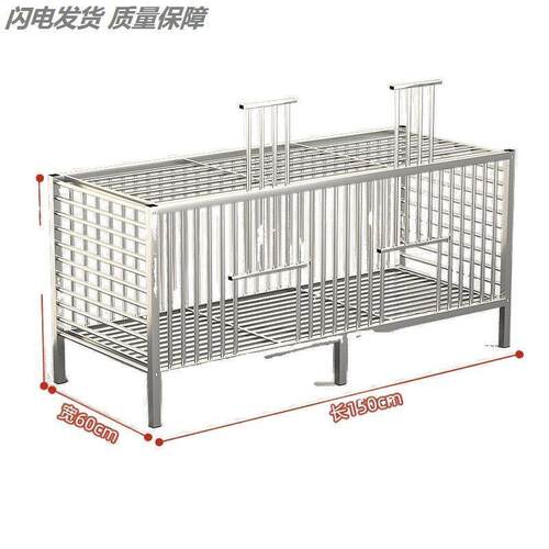 不锈钢养鸡养殖大号特大家庭室外兔子鸽子笼鸡舍加密鸭鸡笼子家用