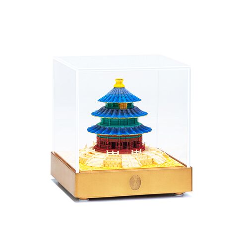 全景3D立体纸雕便签带蓝牙灯光功能天坛祈年殿创意礼品批量定制
