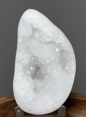 天然白水晶晶洞水晶簇消磁晶洞石碗水晶聚宝盆水晶原石晶洞摆件