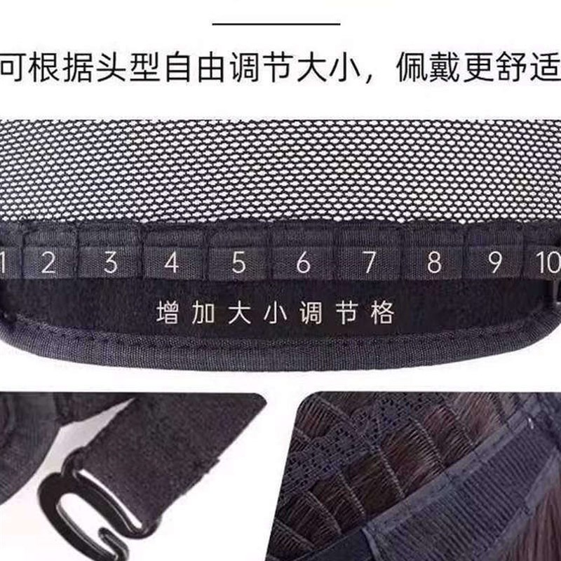 假发男短发真发全头套中老年男士假发套自然真头发遮白发假发全头