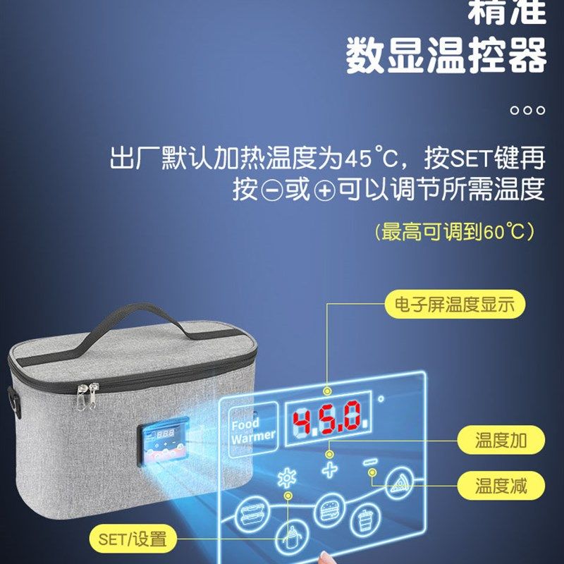 车载保温箱手提便携冷热双用户外便携保温箱露营腹膜透析液加热包