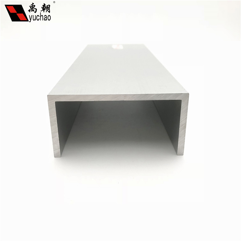 铝合金u型槽80x40x4U型铝条铝合金U型条铝型材导轨铝合金型材槽铝