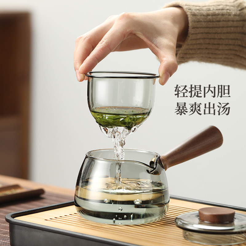 功夫茶具套装轻奢高档2024新款喝茶家用茶杯一套玻璃茶具泡茶壶