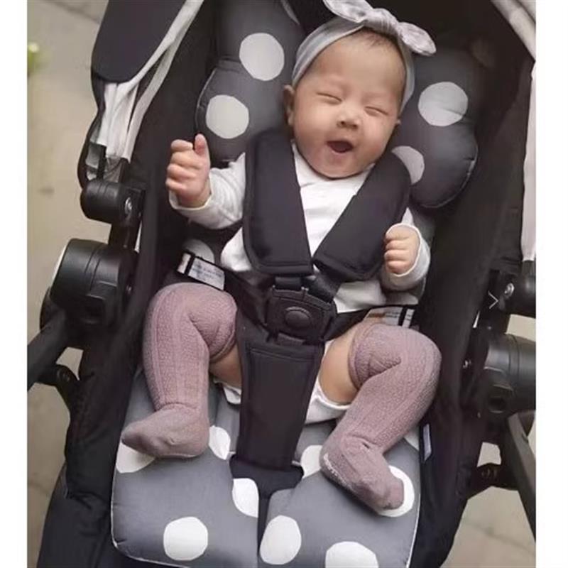 韩国lulladoly婴儿车垫暖棉垫推车坐垫子安全座椅四季通用秋冬垫