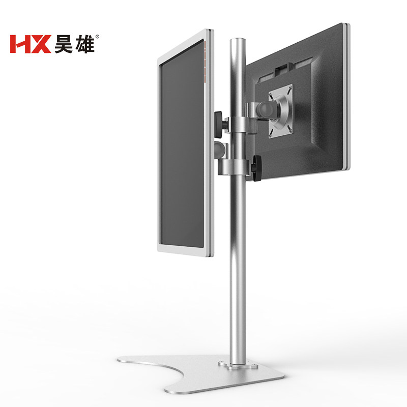 双屏显示器支架万向旋转上下屏挂架子电脑显示屏桌面台式增高底座