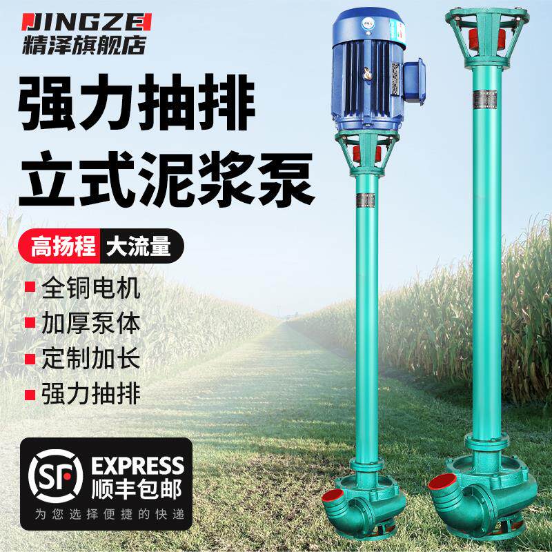 NL大功率立式泥浆泵高扬程大流量380V污水清淤泥浆泵