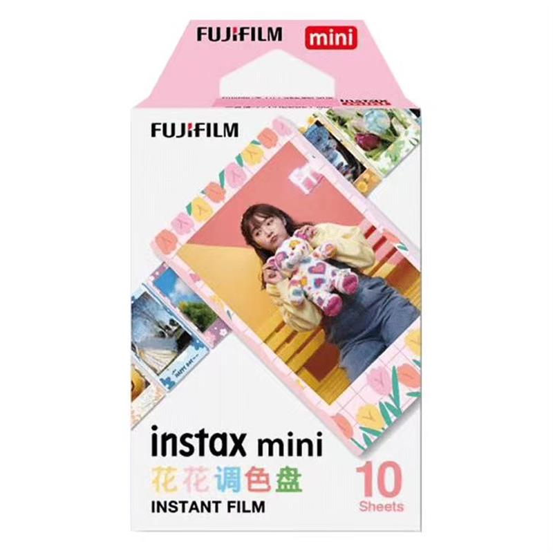 拍立得相纸mini12/se迷你系列通用相片纸3寸白边花边彩色照片纸图片