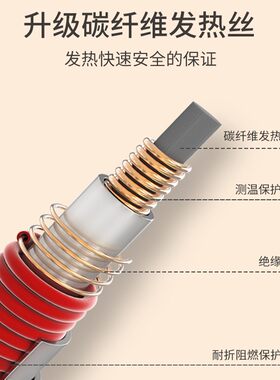 昕科电热椅垫电加热坐垫办公室靠背腰发热坐垫电暖垫家用小电热毯