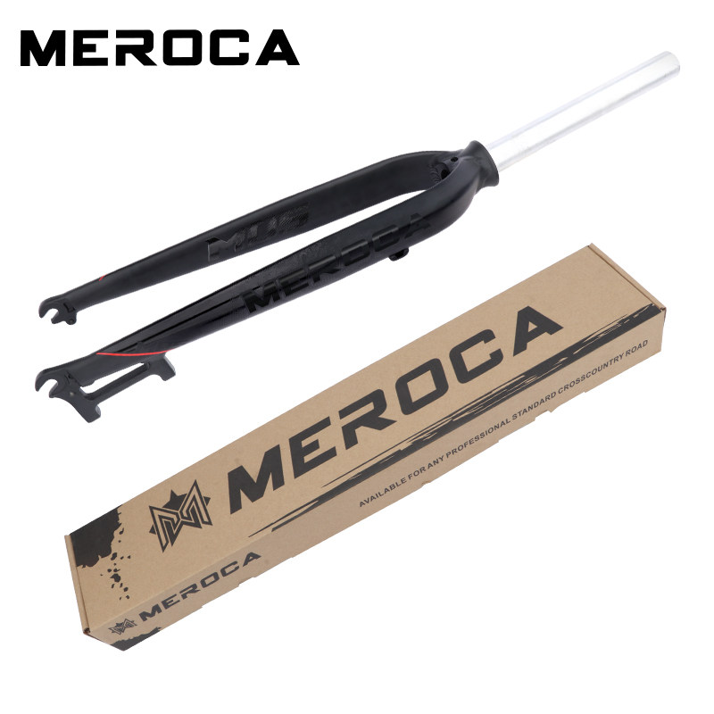 MEROCA山地自行车前叉26 27.5 29寸通用铝合金A柱碟刹山地车硬叉