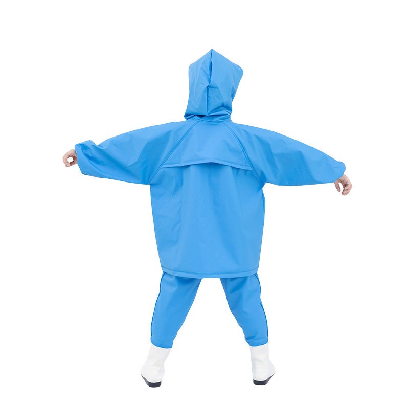 儿童分体雨衣雨裤雨鞋套装赶海小孩连体衣防水幼儿园全身玩沙服