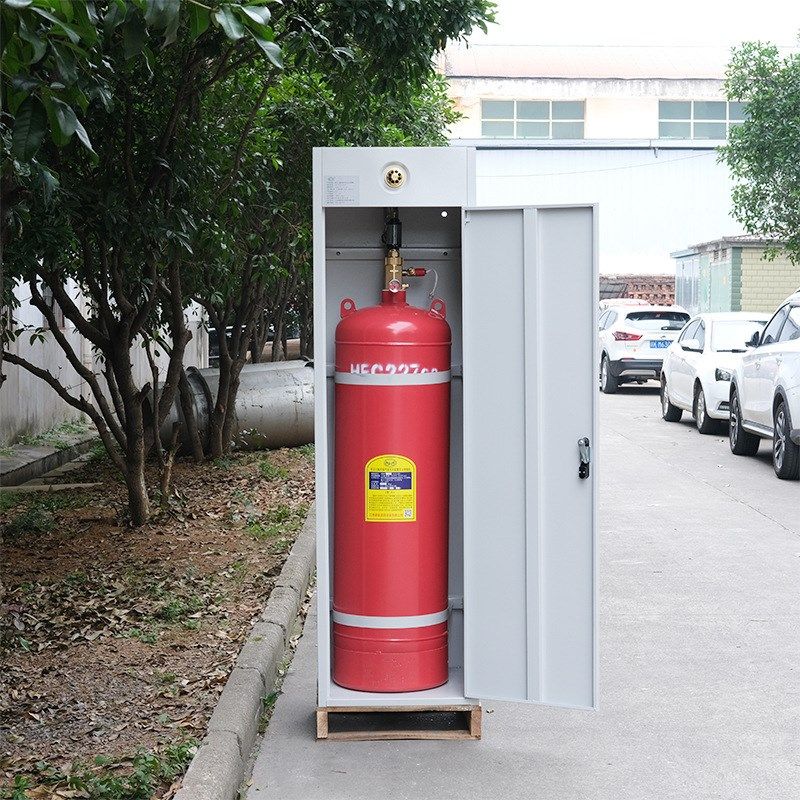 厂家定制单柜式七氟丙烷灭火装置厂家自动气体灭火器系统