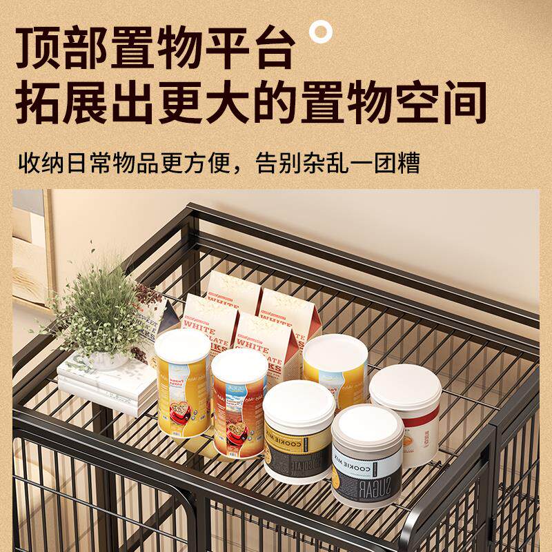 折叠猫笼子别墅家用室内带厕所一体不占地阳台养猫专用小户型猫窝