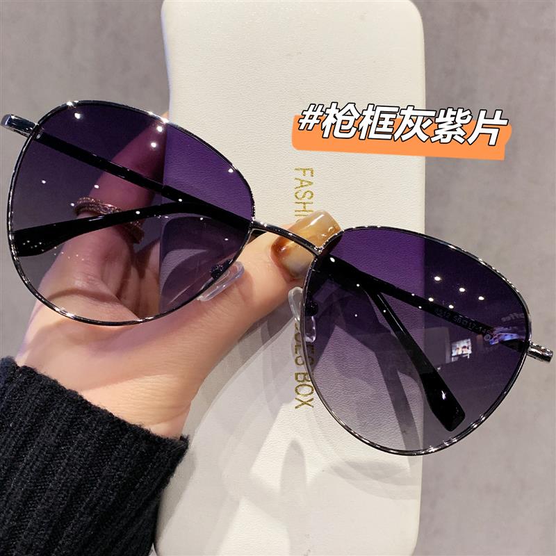 飞行员蛤蟆镜墨镜女款2026新款级感女士太阳眼镜防紫外线带度数
