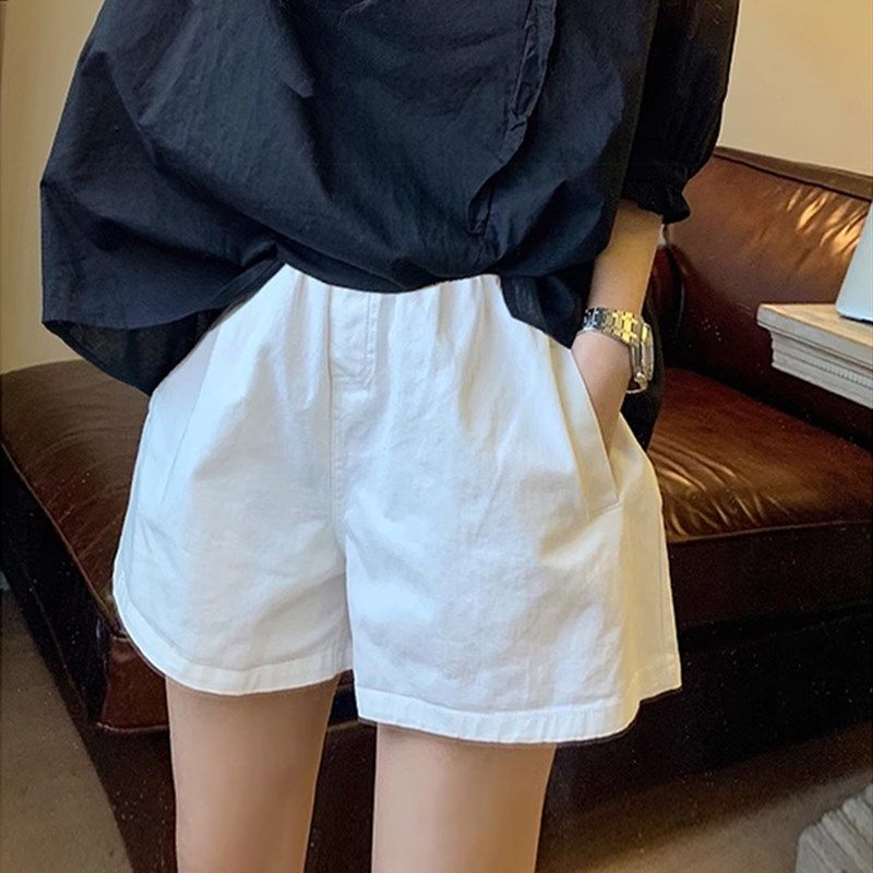 孕妇短裤夏季外穿薄款棉麻休闲宽松阔腿托腹裤子夏天打底裤孕妇装