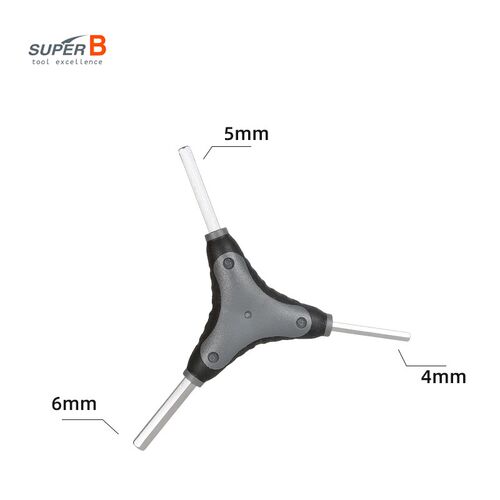 保忠SuperB自行车内六角扳手梅花Y型修车工具三叉修理组合套装T25
