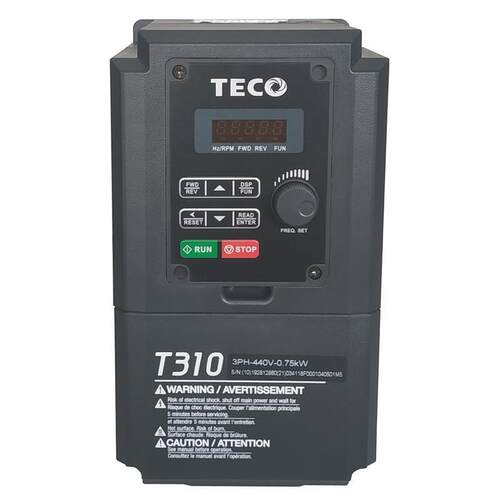 东元变频器T310-4001-H3C/4002/4003/0.75KW/1.5/2.2KW矢量控制器