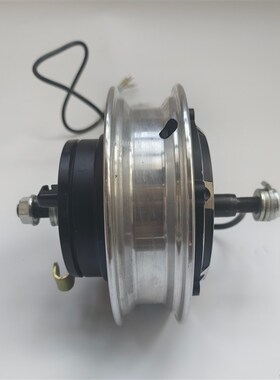 小哈雷10寸无刷轮毂电机24V36V48V350W500W电动滑板车鼓刹电机