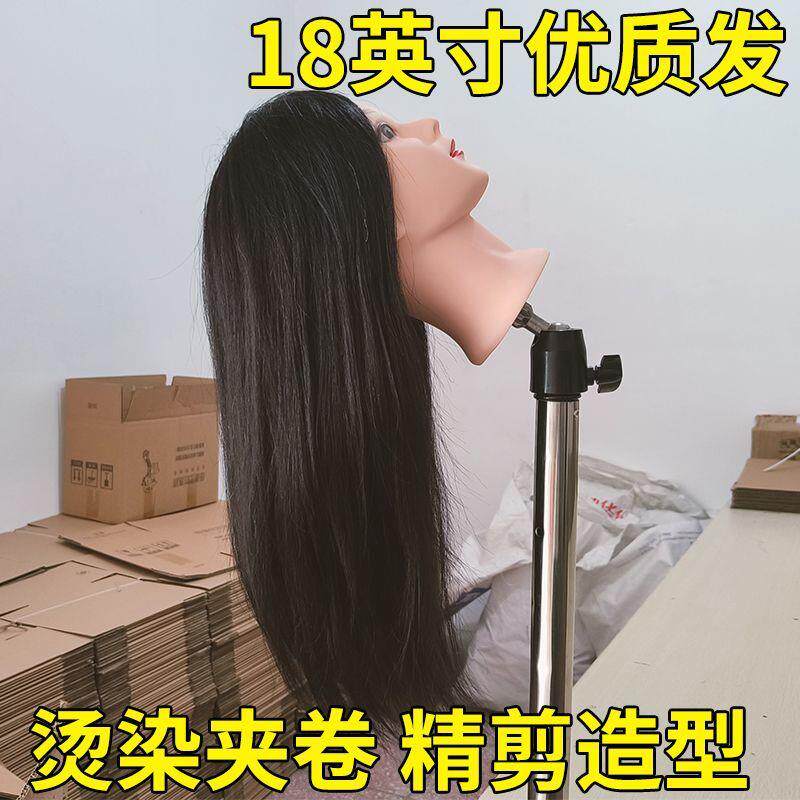 假人模型头发美发模特头学徒练习假人头烫染夹卷精剪造型编盘发