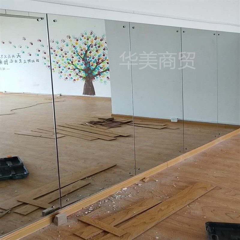 青岛定制超大镜子舞蹈镜全身落地镜子排练镜子瑜伽镜子家庭用镜子