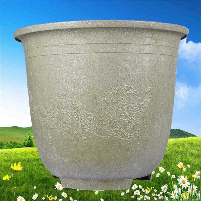 加厚超特大龙缸盆莲花盆水培种果树盆种铁树圆形碗莲盆塑料大花盆