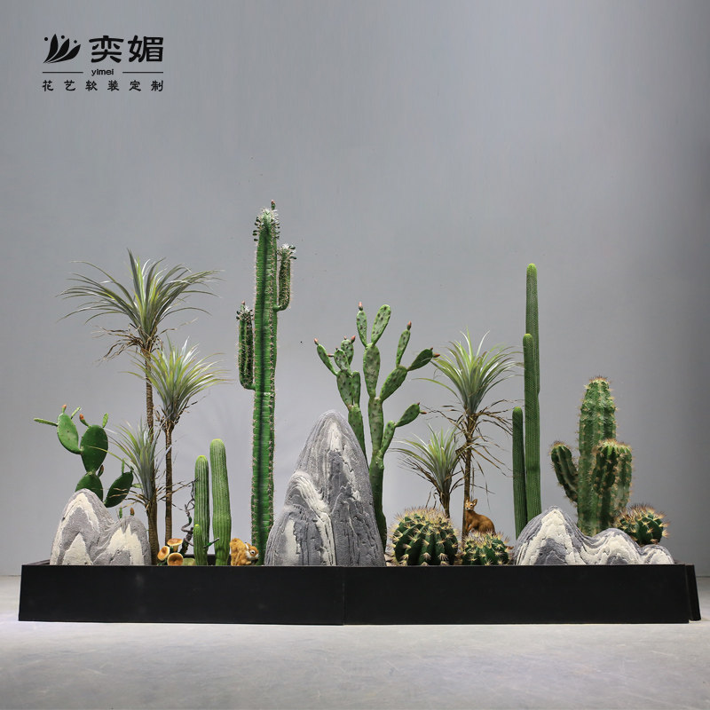 大型仿真仙人掌仙人柱盆景装饰室内橱窗绿植造景仙人掌盆栽景观