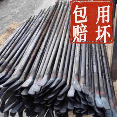 抽油杆锻打高硬度撬棍25粗28粗直杆一头尖一头扁量大可定制尺寸