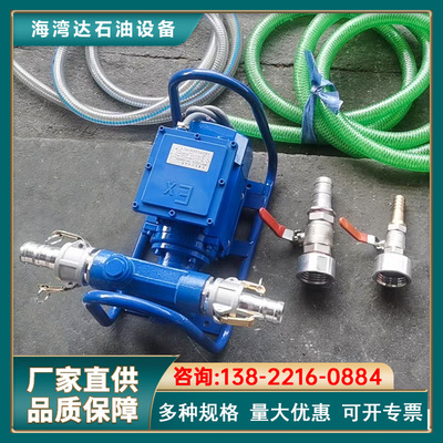 EX-50直流DC12V/24防爆油泵 AC220V大流量电动防爆汽油加油泵