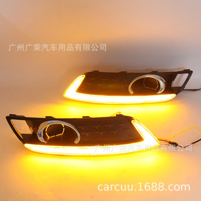 适用于现代venue日行灯  18/19/20款VENUE日间行车灯LED灯前杠灯