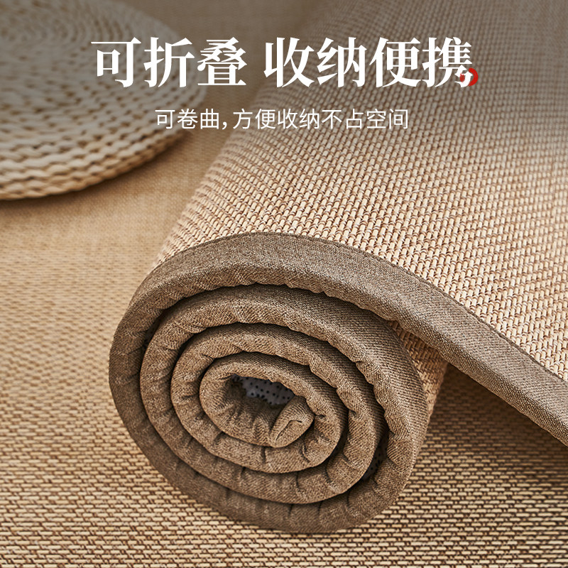 日式竹编榻榻米地垫客厅卧室茶几垫凉席竹席地毯飘窗垫地铺睡垫子