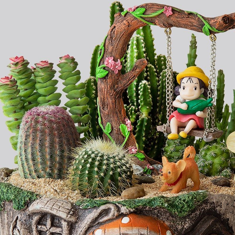 多肉植物室内盆栽办公室桌面仙人掌组合精品仙人球大颗好养活花卉