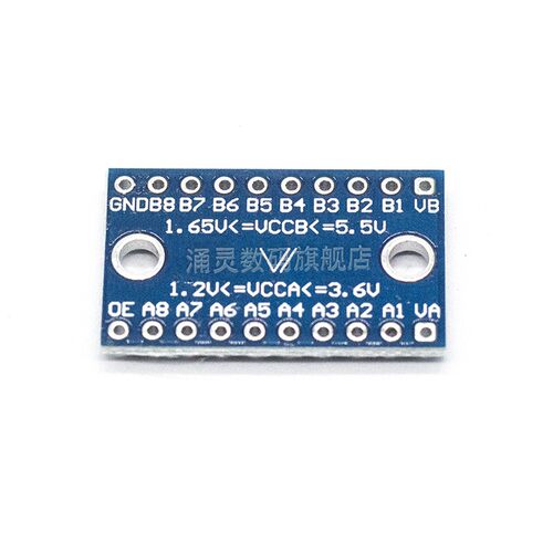 TXS0108E 八位双向电压转换 全双工1.8V/3.3V/5V 8路电平转换模块