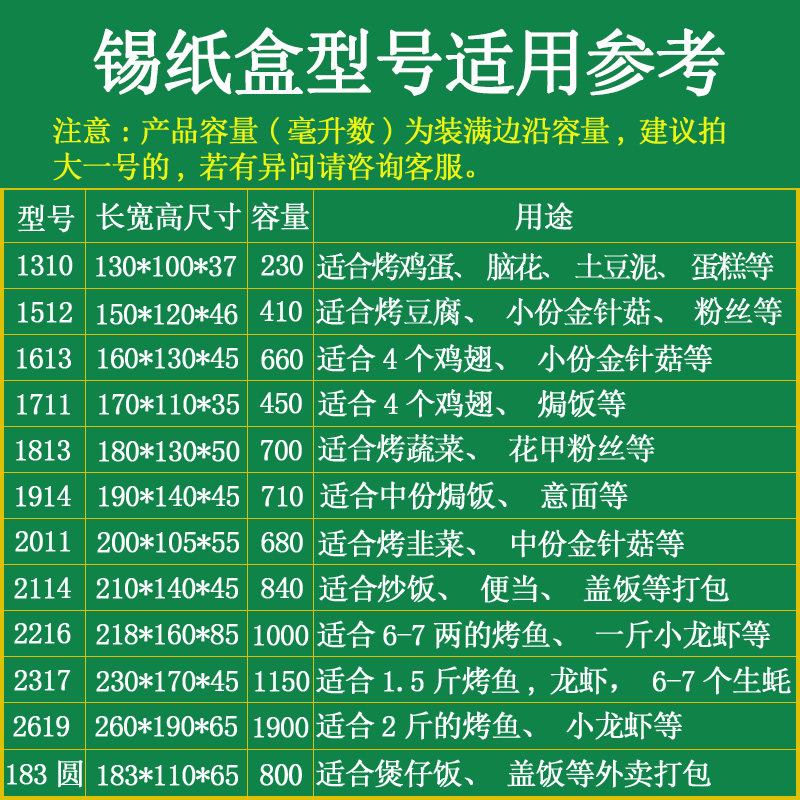 铝箔餐盒加厚锡纸盒长方形商用透明盖1000只锡纸打包盒烧烤专用