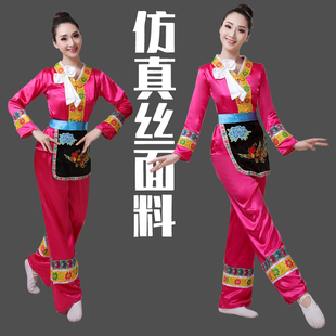 广西刘三姐演出服女成人民族壮族三月三围裙阿牛哥套装刘三姐服装