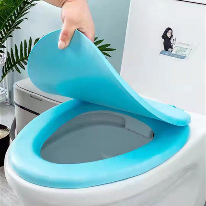 硅胶马桶盖厕所家用木质通用软体易清洗u型盖板坐便圈pvc发泡座圈