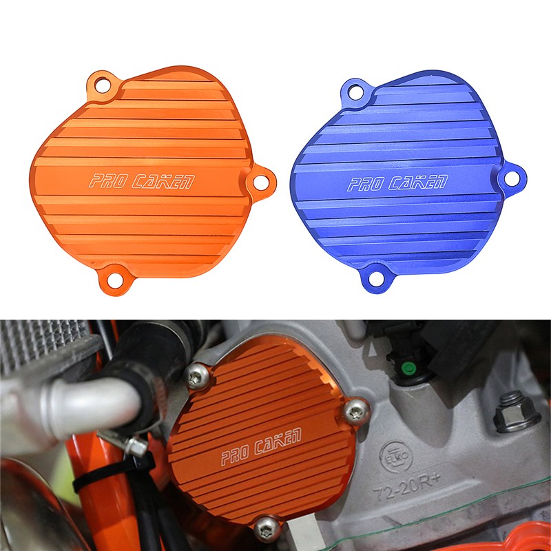 越野摩托车改装CNC左排气阀保护盖适用KTM EXC XC SX TE 250 300
