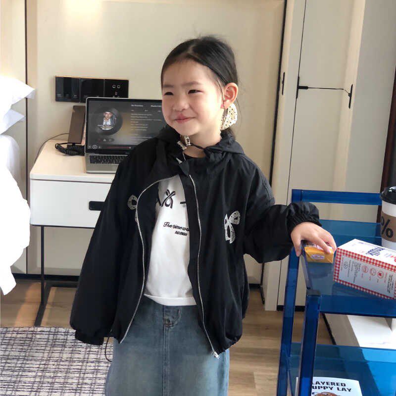 美妞之城女童秋季外套2024新款童装洋气小女孩子上衣 可亲子装