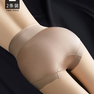 收腹提臀性感纯棉裆美体塑身裤 女士三角女生蕾丝短裤 黑色高腰内裤