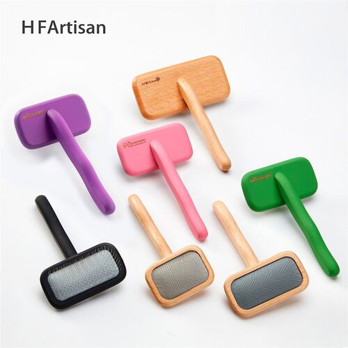 HF高端适用宠物针梳/猫狗梳子/宠物美容去浮毛打结梳毛
