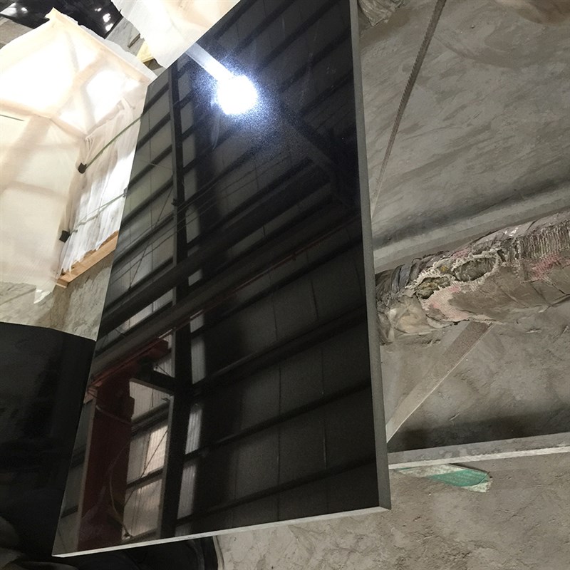 石材定制山西黑石材农村中国黑墓碑花岗岩石碑公墓火烧工程板