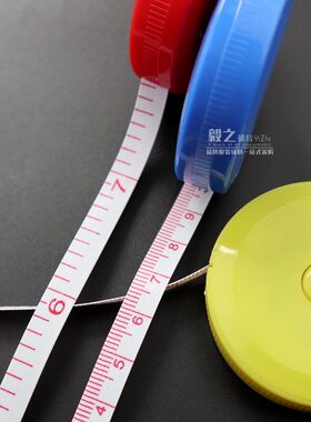 伸缩尺子塑料量衣尺软尺服装小卷尺礼品尺皮尺量三围胸腰围尺15米