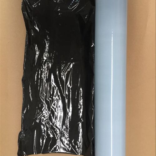 黑白PE保护膜胶带 黑白自粘膜不锈钢铝板贴膜 中粘 宽60cm长100m