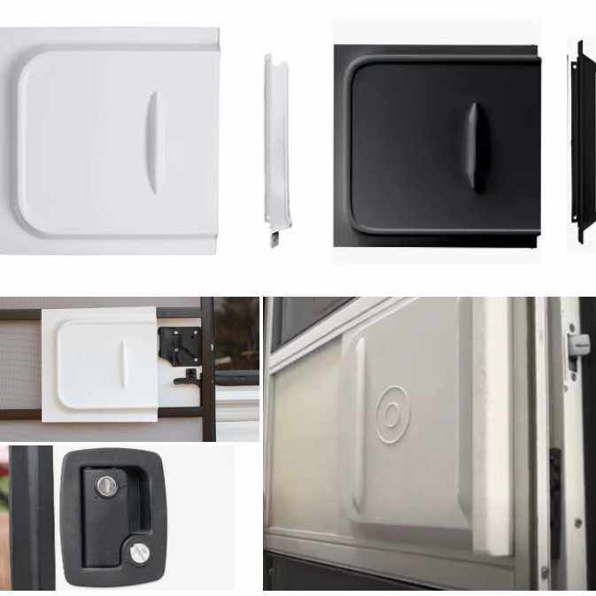 RV Screen Door Slide 房车纱窗门PP塑料门锁挡 滑门加侧挡RV屏蔽