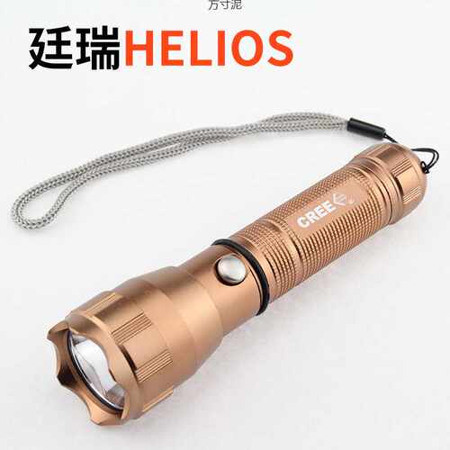 2025新款强光LED铝合金手电筒充电户外骑行便携式防水防摔高亮