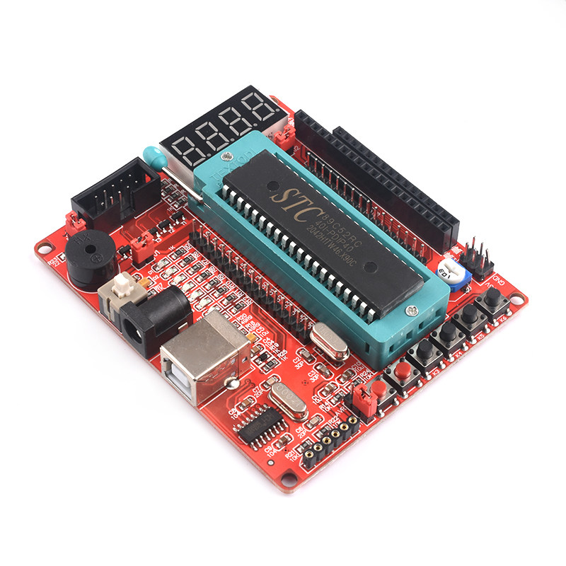51单片机最小系统板 STC89C52 STCC51开发板学习板 stm32