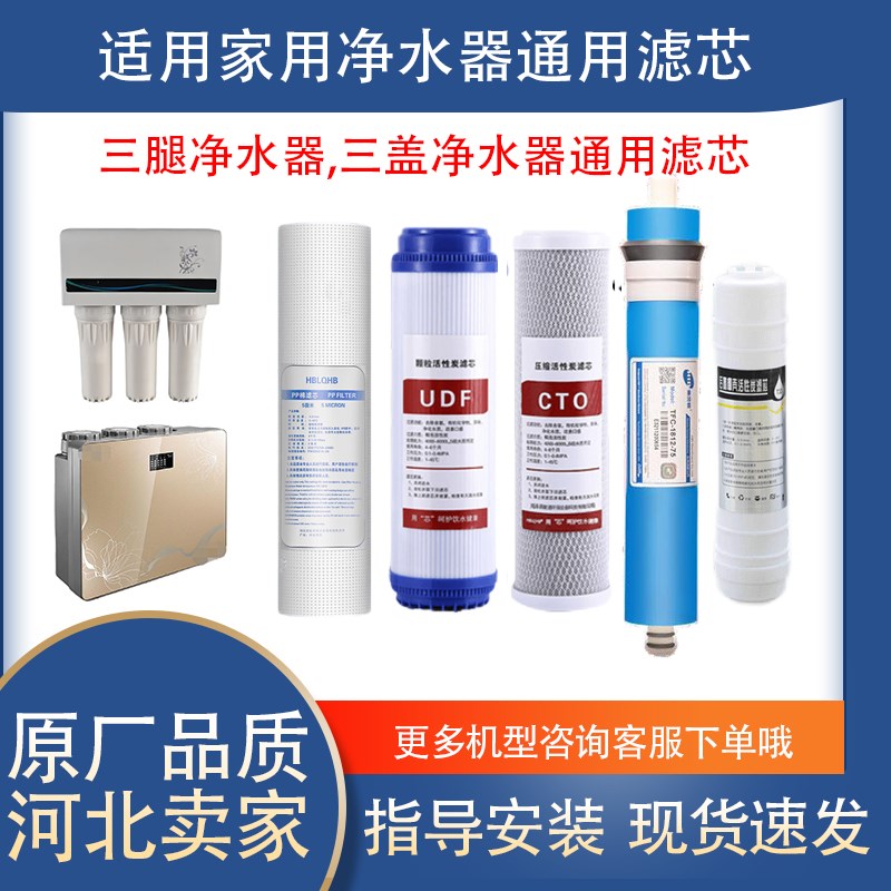 适用怡安净水器滤芯水家电纯水机YIAN-RO-5000M直饮10寸五级包邮