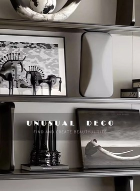 墙面隔断柜子置物架书架书柜装饰品摆件样板间售楼部陈设品工艺品