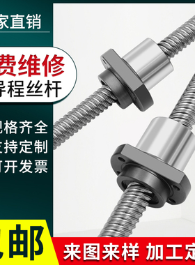 滚珠丝杆丝杠大螺距导程SFE1616 2020 2525 3232 4040金属螺母SFS