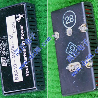 BXA10-48S05超广电压输入18V-75V 电源模块 隔离输出5V 2A